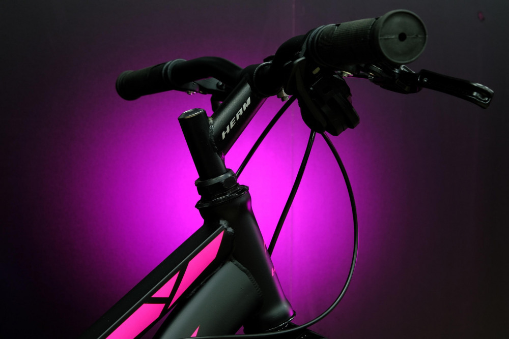 Heam FOX 24 Girl Матовый Чёрный/Розовый